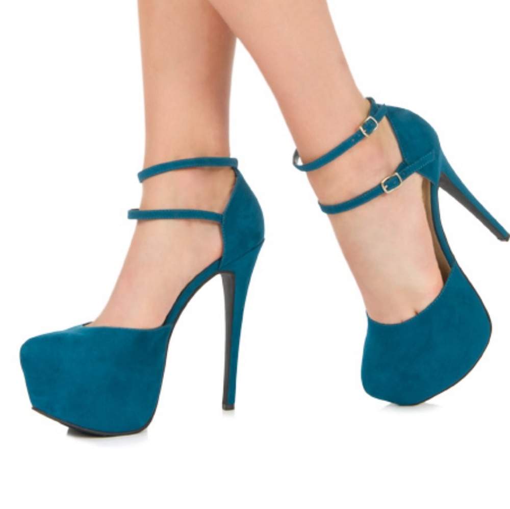 Justfab Yolande platform pump nwot 8.5
